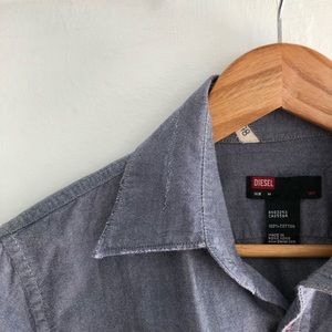 Diesel Men’s Denim Button Down Size M